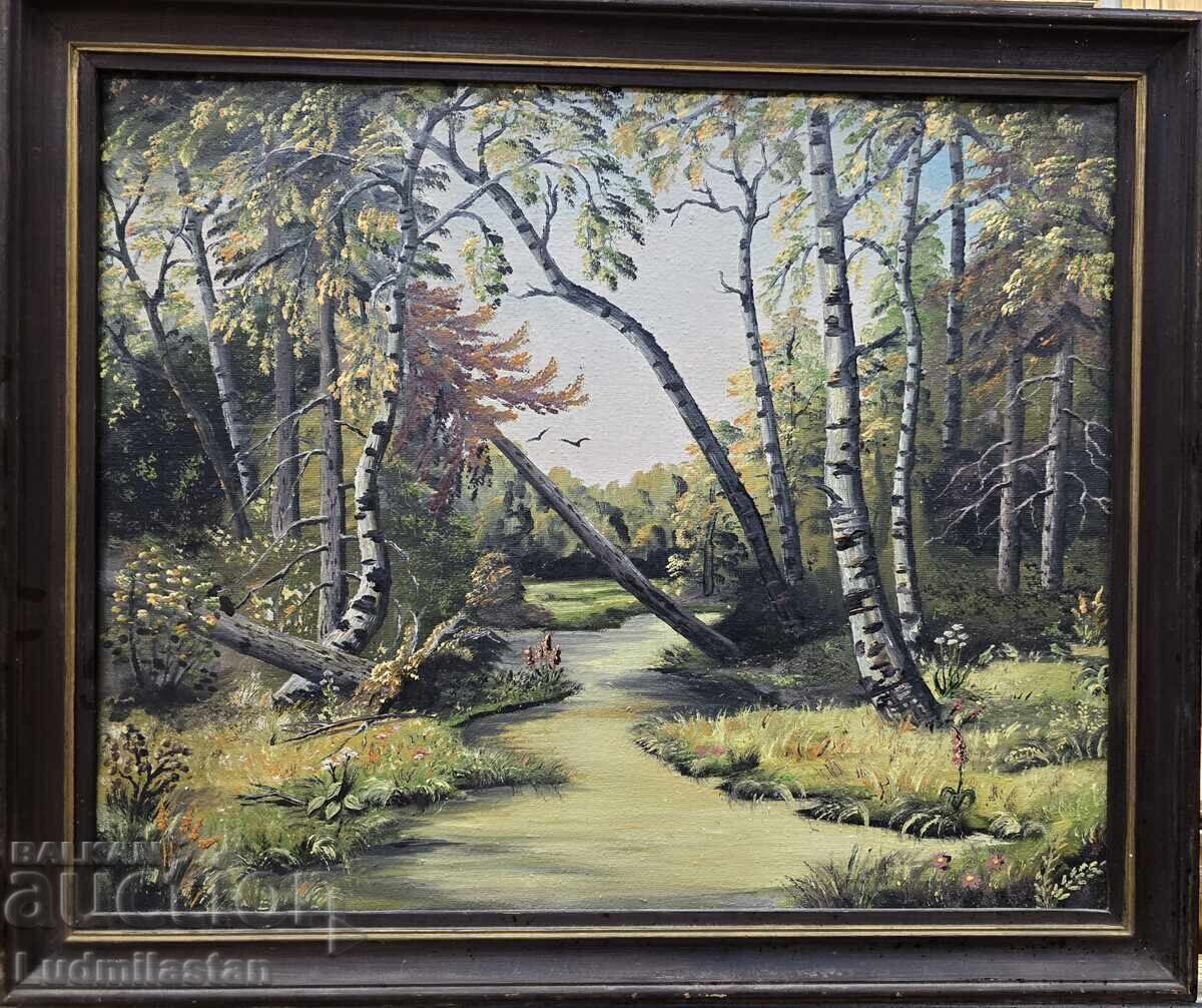 B.Z.C Old Master Painting Landscape