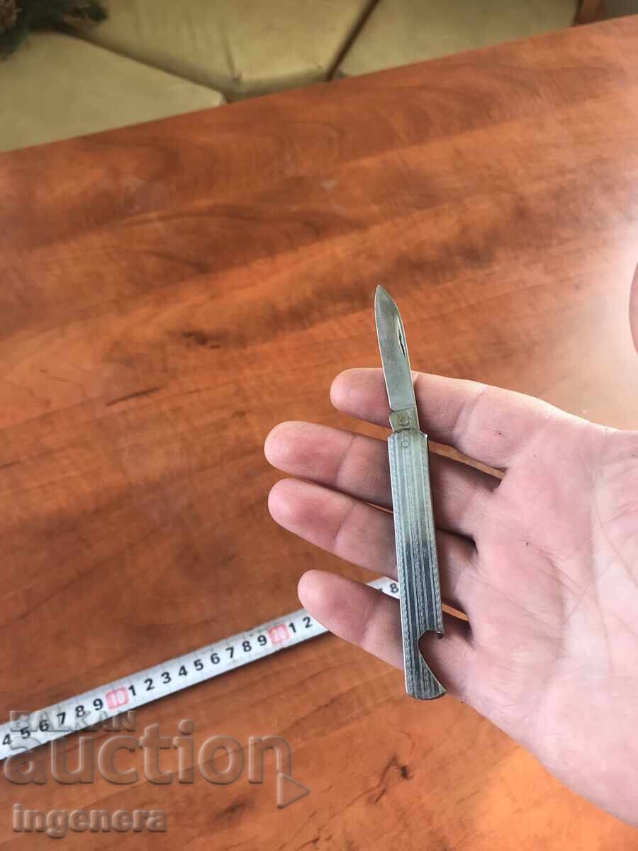 Delivery of FOLDING KNIFE, OLD SHAFT, MARKED BLADE