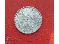 Germania-200 Marks 1923 F-Stuttgart