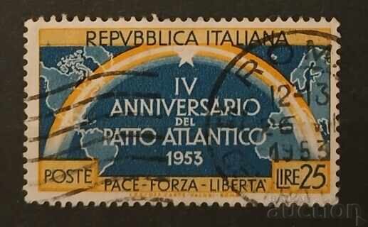 Italy 1953 Anniversary/NATO Stamp