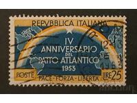 Italy 1953 Anniversary/NATO Stamp