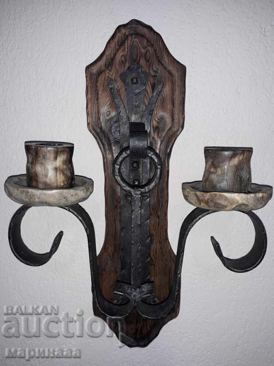 LARGE WALL CANDLEHOLDER. 1,640 KG. SPAIN LARGE WALL CANDLEHOLDER. 1,640 KG. SPAIN