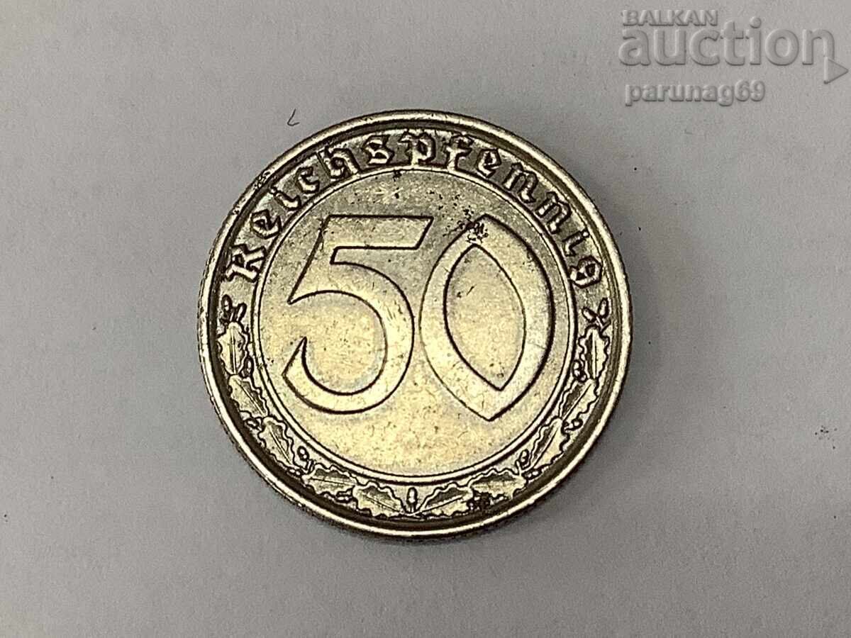 Germany 50 pfennig 1938 A - (Third Reich) with price 120.00 BGN | € 61.36 Germany 50 pfennig 1938 A - (Third Reich) with price 120.00 BGN | € 61.36