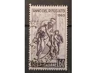 Italy 1960 World Refugee Year Label