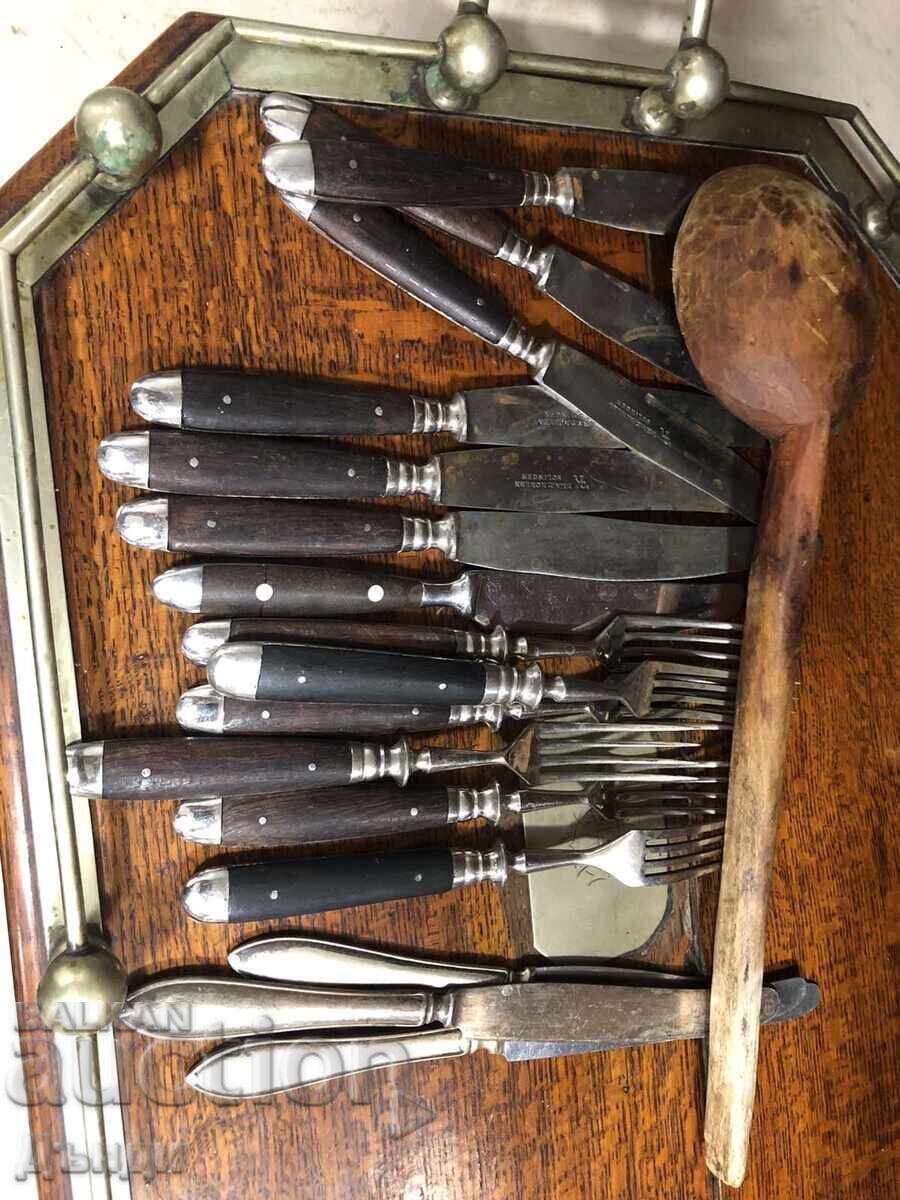 OLD ANTIQUE SPOONS FORKS KNIVES OLD ANTIQUE SPOONS FORKS KNIVES
