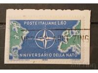 Italy 1959 Anniversary/NATO Stamp