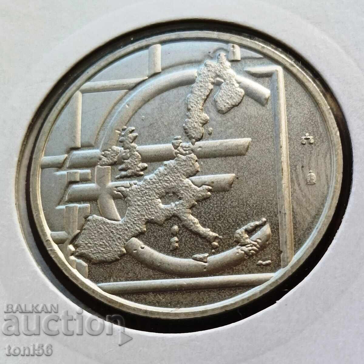 Greece in the Eurozone 2003 - plaque with price 4.00 BGN | € 2.05 Greece in the Eurozone 2003 - plaque with price 4.00 BGN | € 2.05