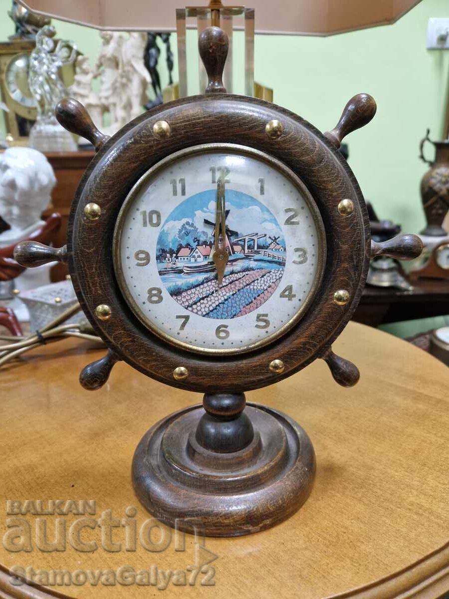 Beautiful antique mechanical table clock with price 97.00 BGN | € 49.60 Beautiful antique mechanical table clock with price 97.00 BGN | € 49.60