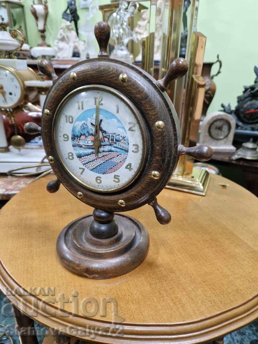 Beautiful antique mechanical table clock - 5 Beautiful antique mechanical table clock - 5