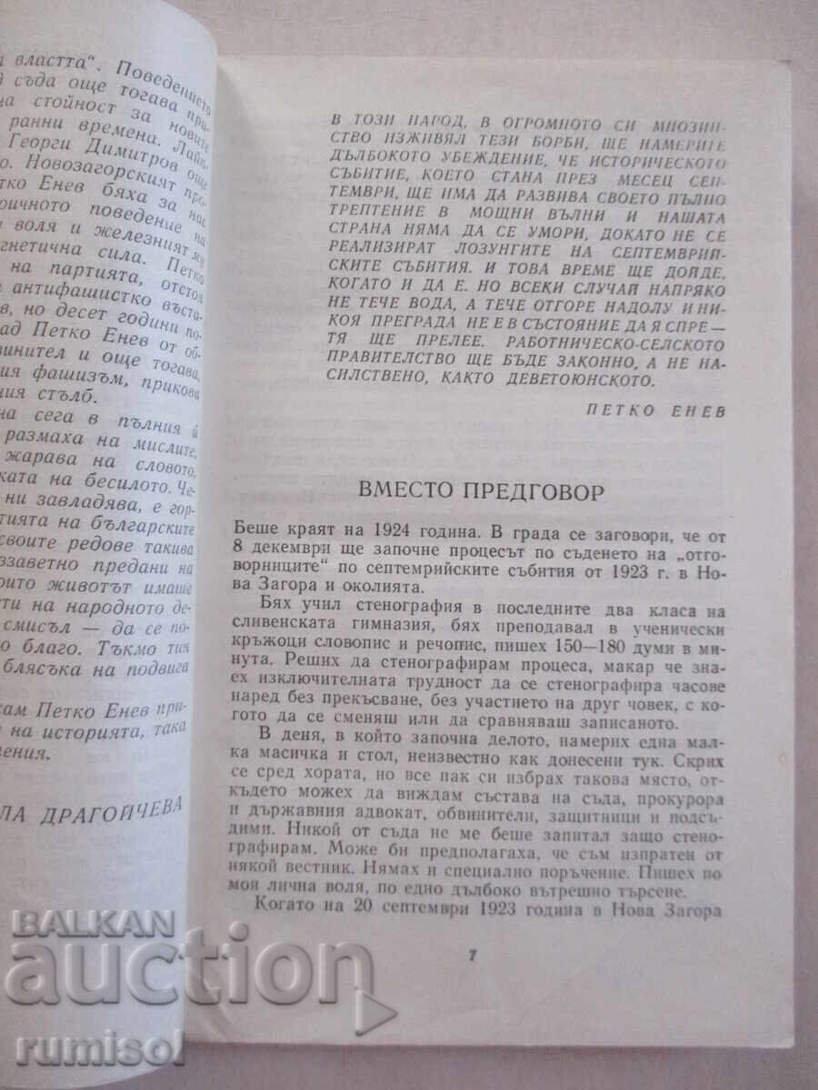 Licitație Procesul împotriva lui Petko Enev - Yordan Cholakov