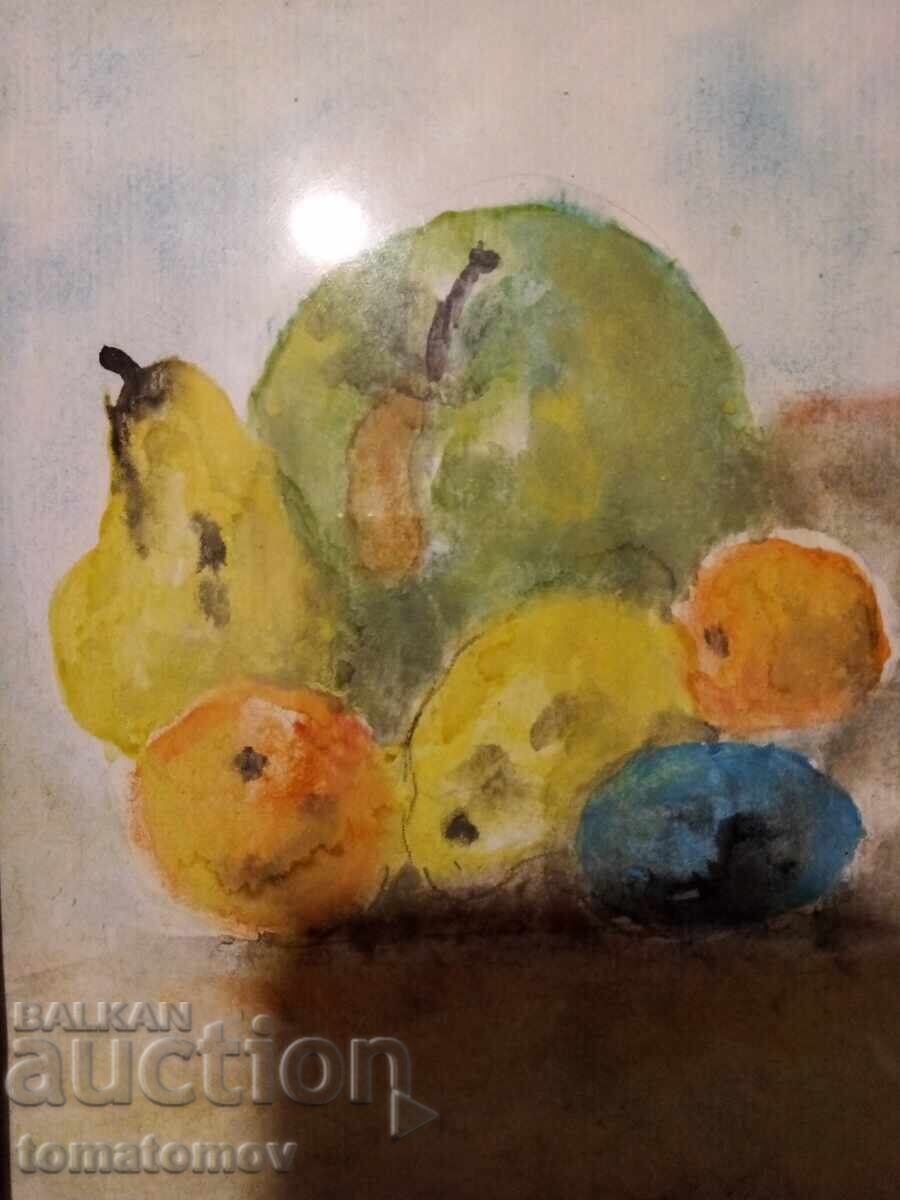 Watercolor, still life with price 40.00 BGN | € 20.45 Watercolor, still life with price 40.00 BGN | € 20.45
