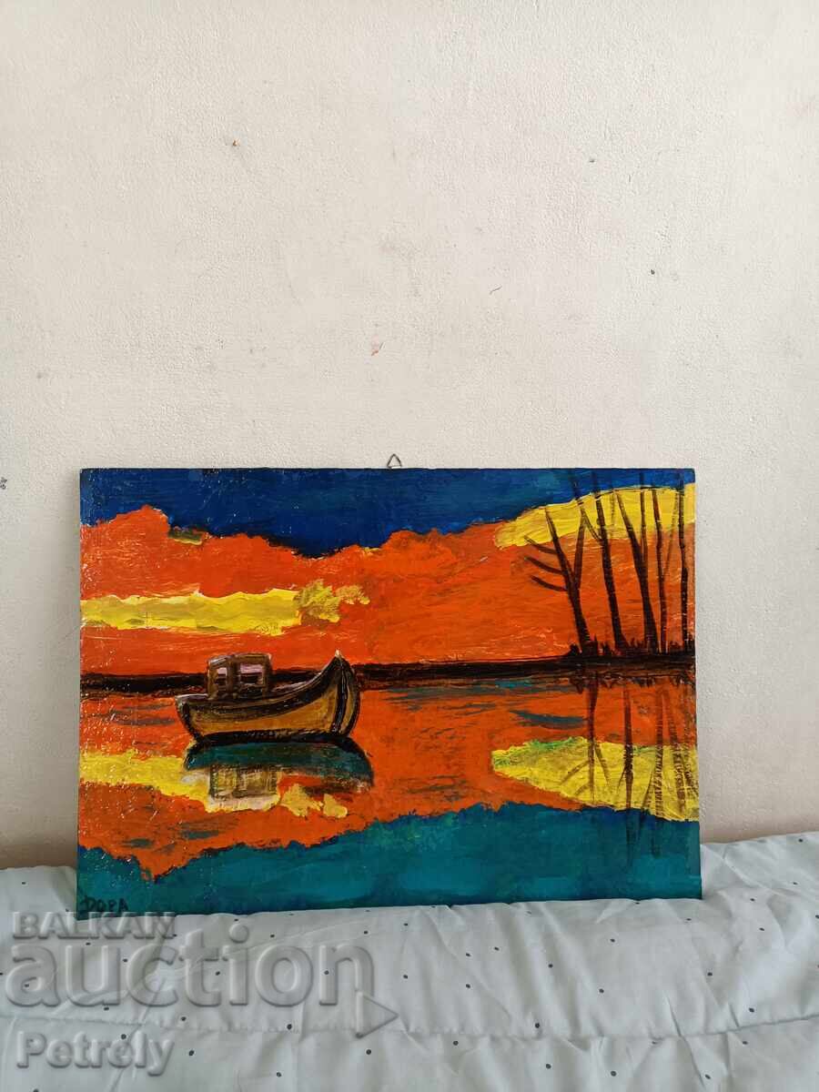 Delivery of Oil painting