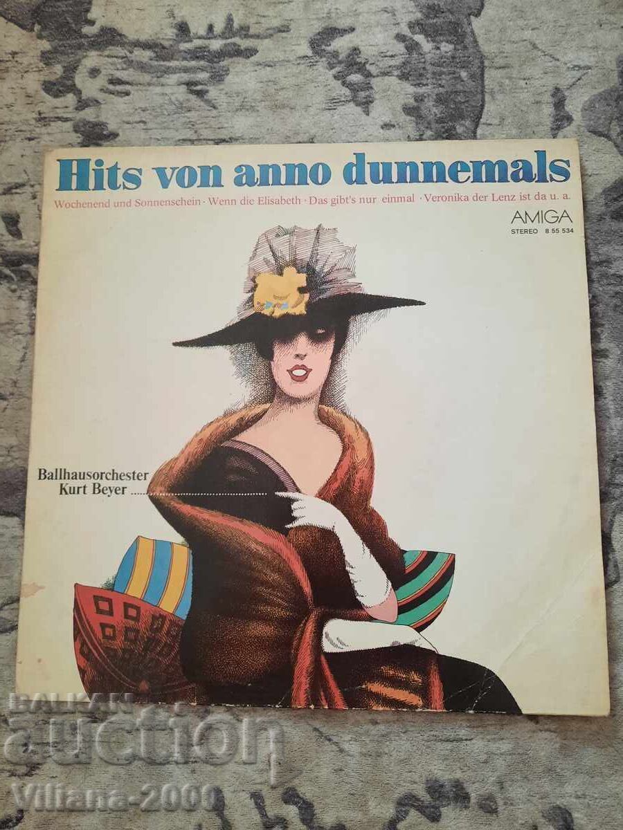 Gramophone record - Hits, Chansons. Gramophone record - Hits, Chansons.