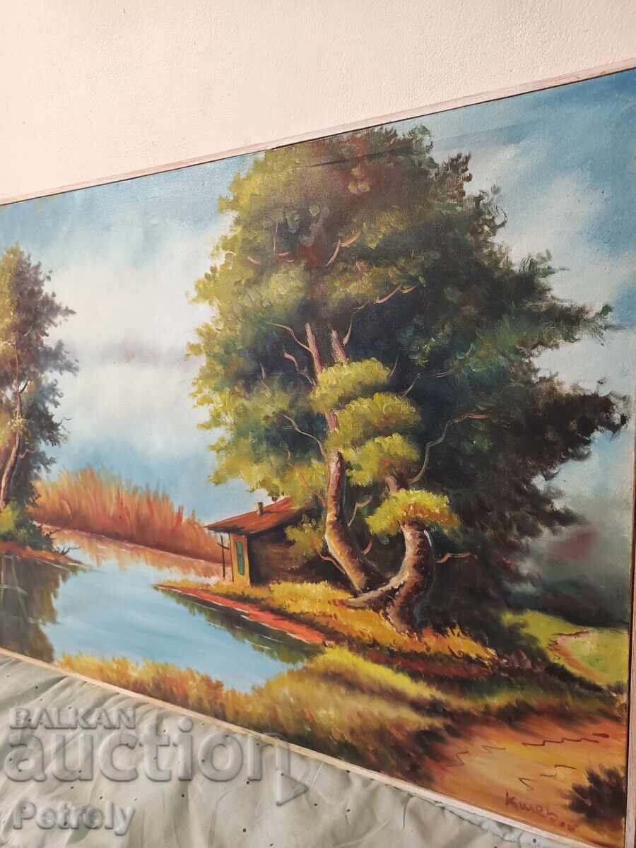 Auction  Large Oil Painting