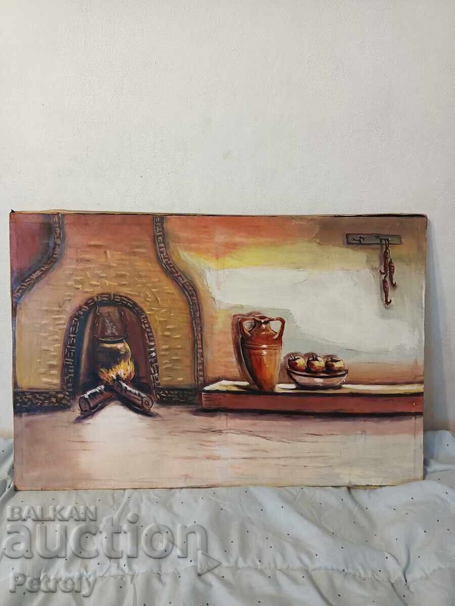 Δημοπρασία Μεγάλη ελαιογραφία Δημοπρασία Μεγάλη ελαιογραφία