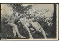 Regatul Bulgariei Fotografie 1925 Naked Men Outing Youth