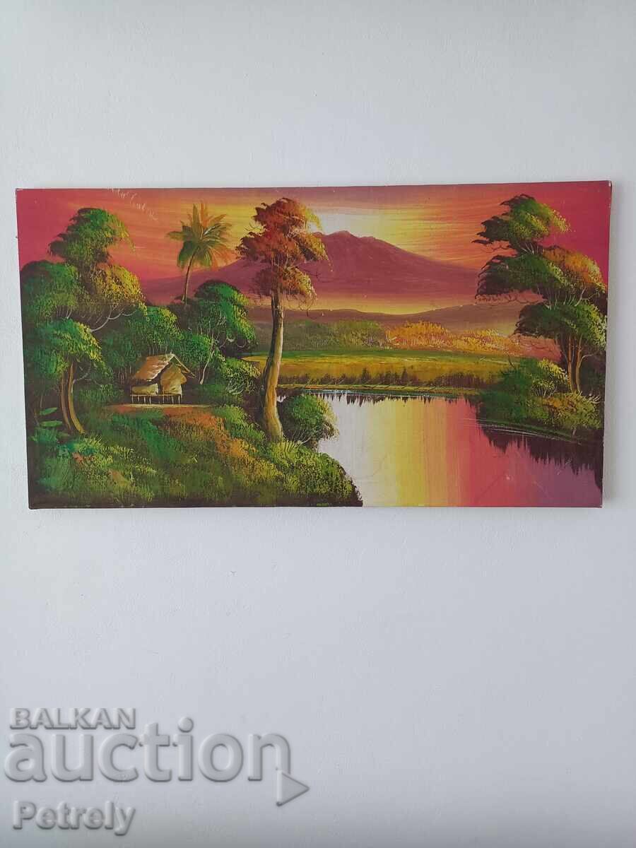 Μεγάλη ελαιογραφία με τιμή 70.00 BGN | € 35.79 Μεγάλη ελαιογραφία με τιμή 70.00 BGN | € 35.79