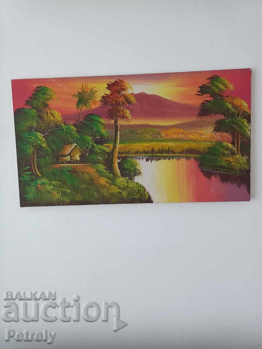 Δημοπρασία Μεγάλη ελαιογραφία Δημοπρασία Μεγάλη ελαιογραφία