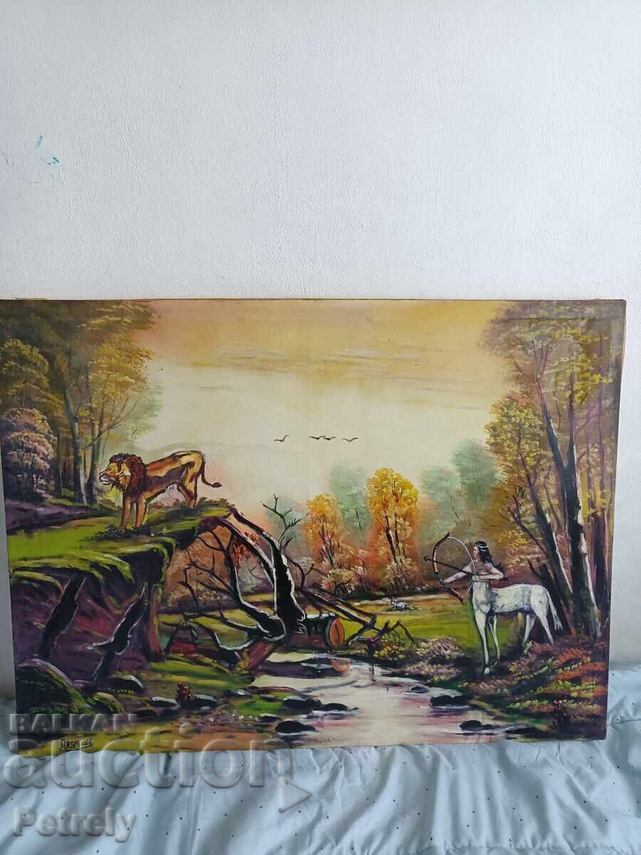 Delivery of Large Oil Painting