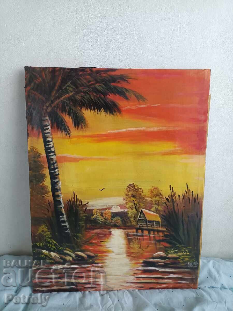 Μεγάλη ελαιογραφία με τιμή 60.00 BGN | € 30.68 Μεγάλη ελαιογραφία με τιμή 60.00 BGN | € 30.68