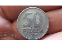 Hungary 50 Fillers, 1968