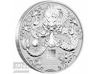 Australia 2024 – Lunar Year of the Dragon - 2 ounces - 2 OZ