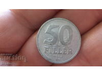 Hungary 50 fillera, 1974