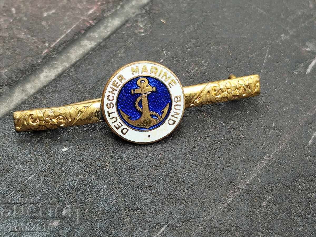 ENAMELLED TIE PIN GERMANY NAVY NAVY