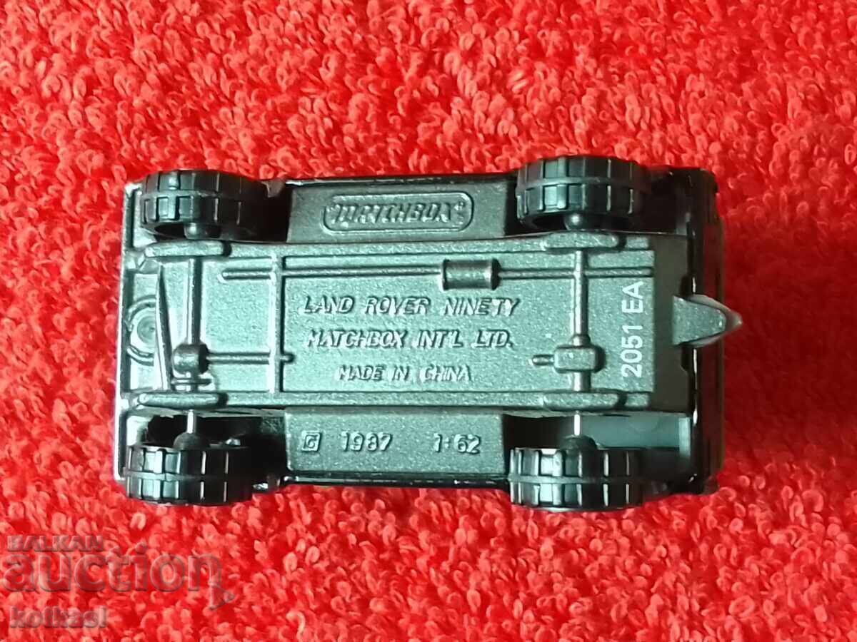 Old metal car MATCHBOX LAND ROVER 1987 1:62 - 6