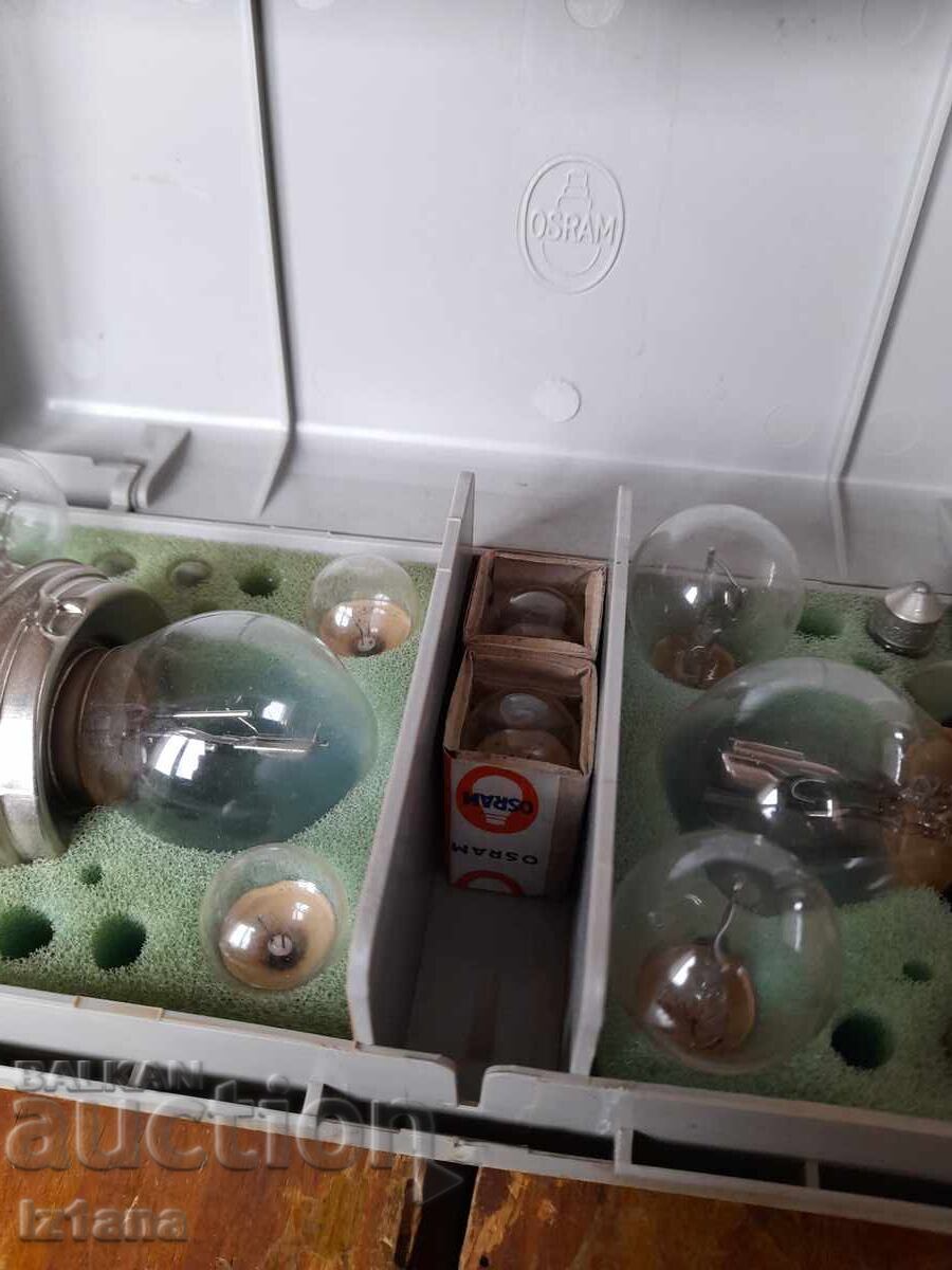 Old box of Osram car bulbs - 6 Old box of Osram car bulbs - 6