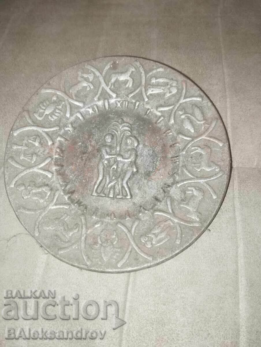 Zodiac plate decoration