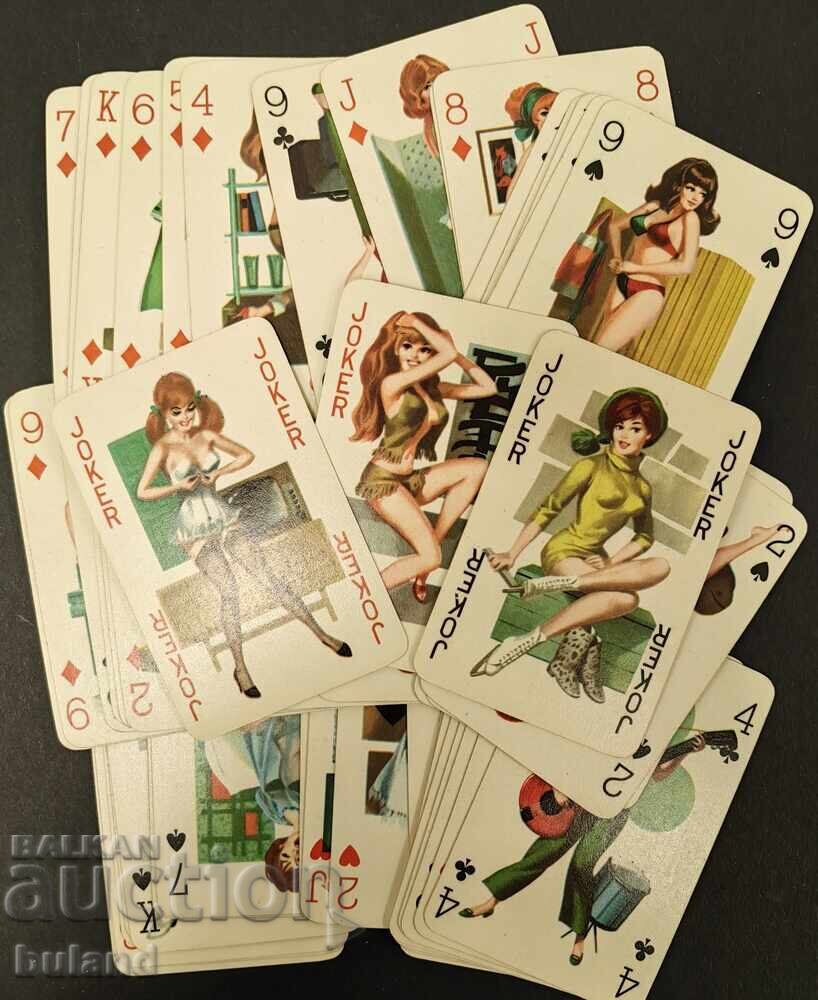 Full Deck of Playing Cards Erotica Women Three Jokers BZC