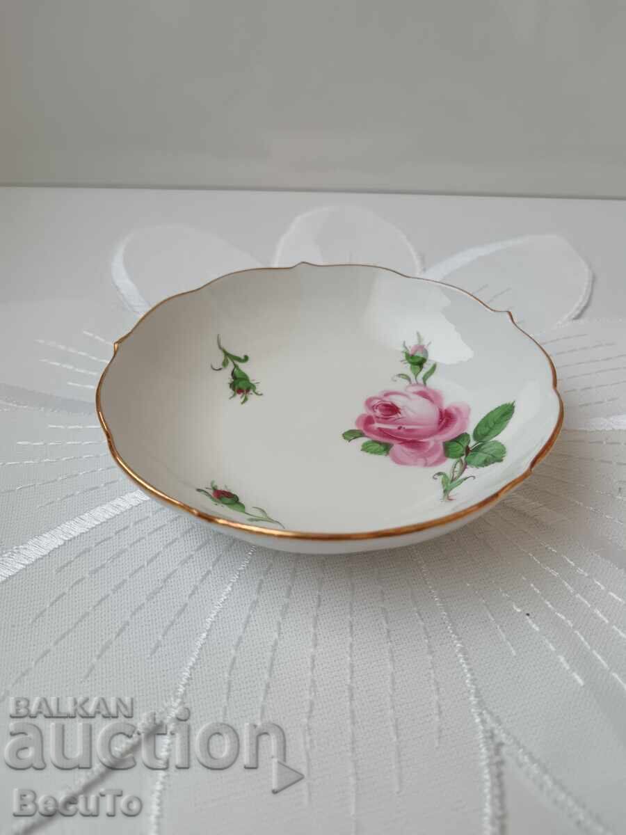 Meissen, Meissen, farfurie/castron, ștampilă veche de urs cruce cu preț 65.00 BGN | € 33.23