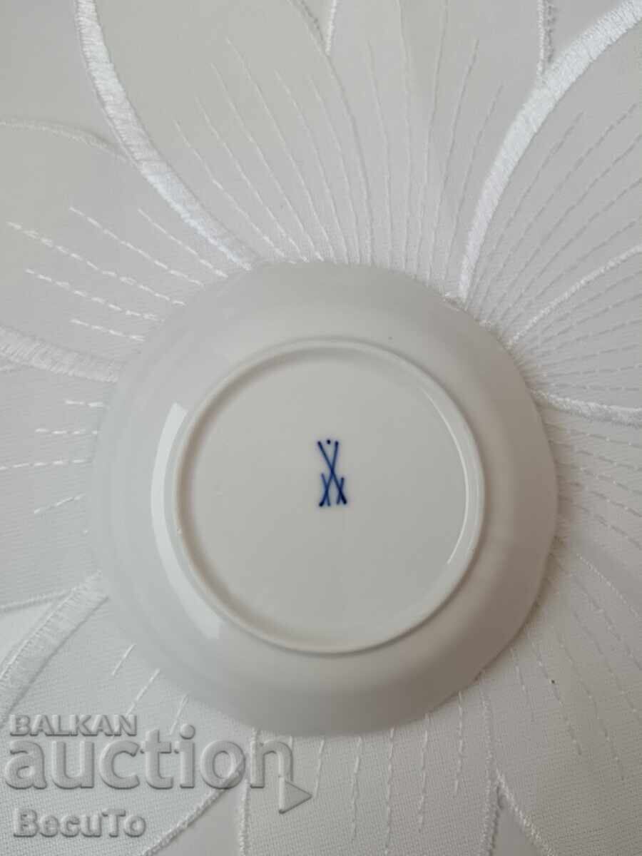 Licitație Meissen, Meissen, farfurie/castron, ștampilă veche de urs cruce
