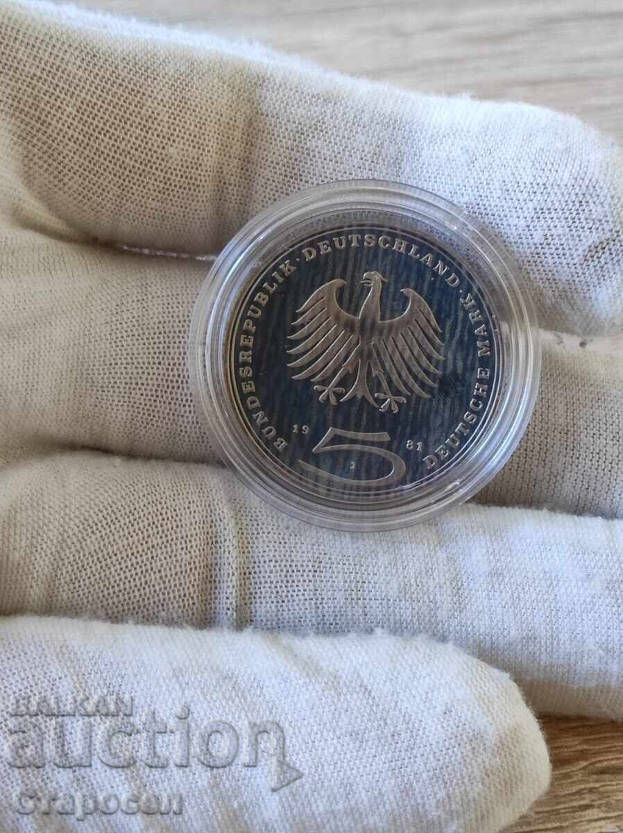 5 timbre 1981 Germania "Gotthold Ephraim Lessing" cu preț € 10.00 | 19.56 BGN