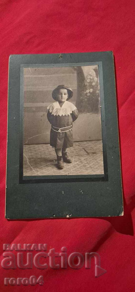 FOTO VECHE - CARTON FOTO VECHE - CARTON