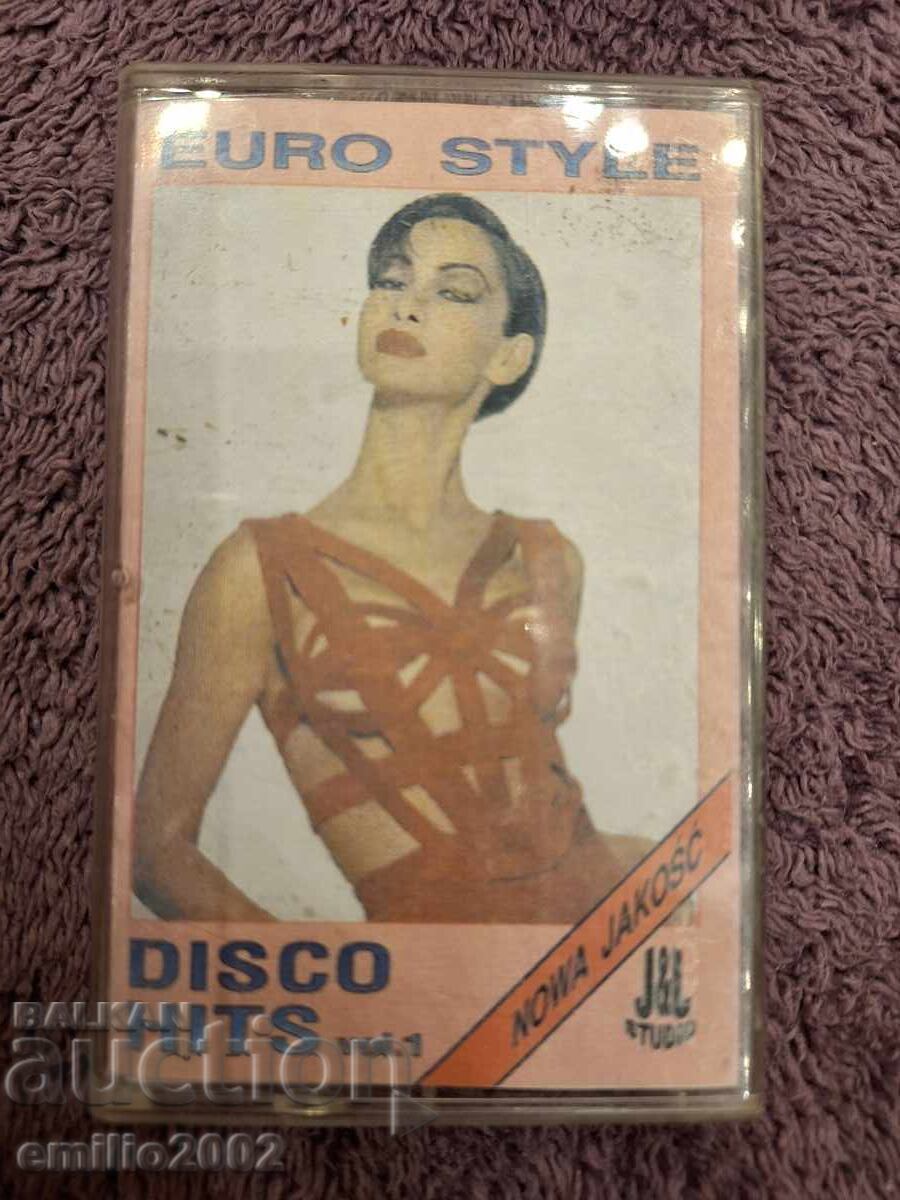 Casetă audio Hituri disco în stil euro