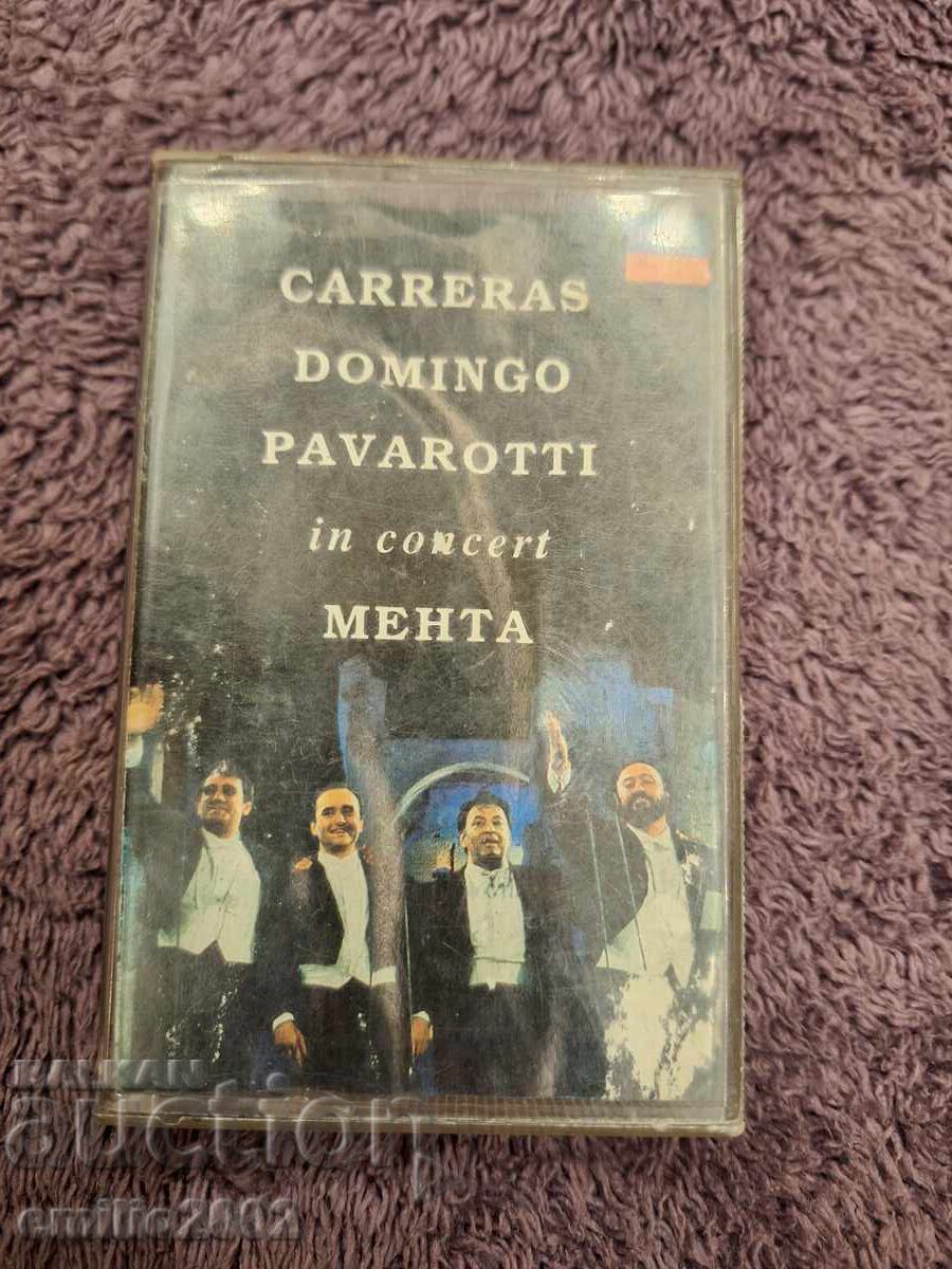 Caseta audio Carreras Domingo Pavarotti