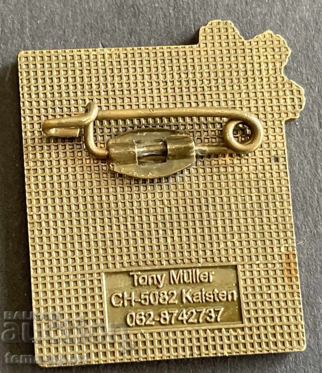 987 Germany tourist sign Winter hike 100 km. 2007/2008 with price 5.00 BGN | € 2.56