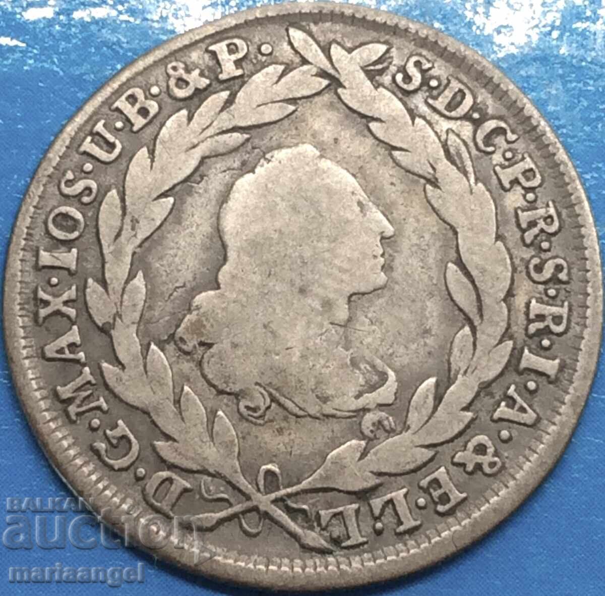 Bavaria 10 Kreuzer 1774 Germania Maximilian Joseph argint