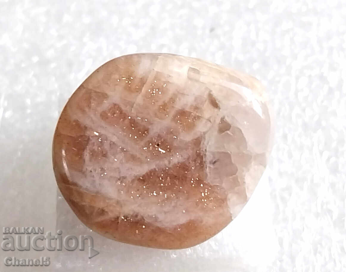NATURAL PEACH SUNSTONE - 17.00 ct (192) with price 12.00 BGN | € 6.14 NATURAL PEACH SUNSTONE - 17.00 ct (192) with price 12.00 BGN | € 6.14