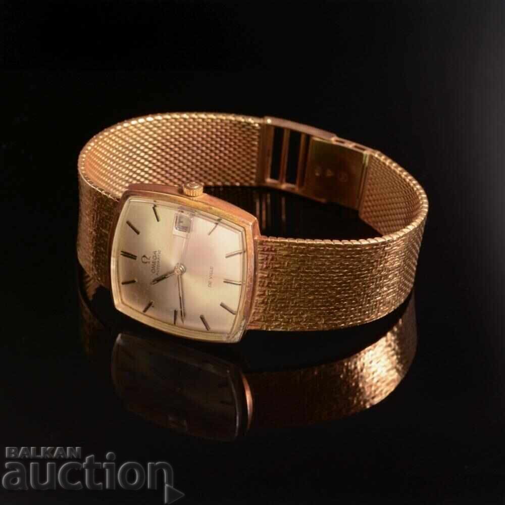 Auction Omega De Ville 18k solid gold 1969 Auction Omega De Ville 18k solid gold 1969