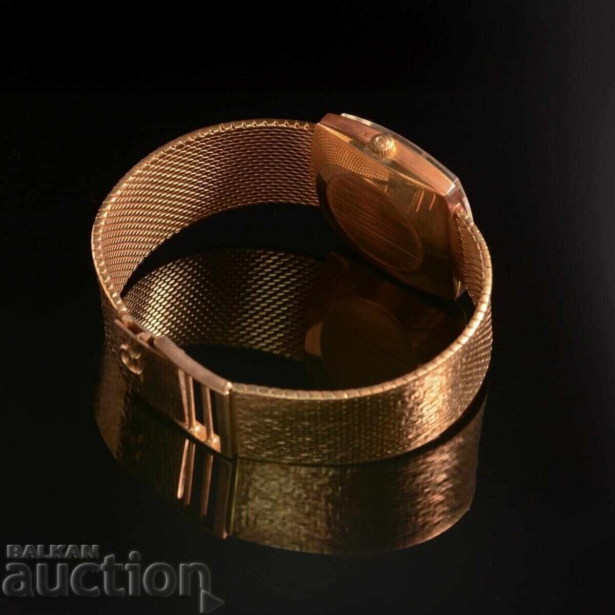 Доставка на Omega De Ville 18k solid gold 1969г Доставка на Omega De Ville 18k solid gold 1969г