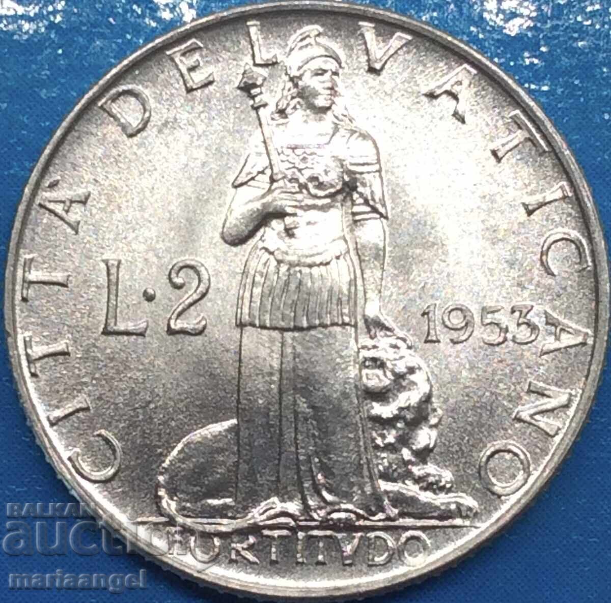 Vatican 2 lire 1953