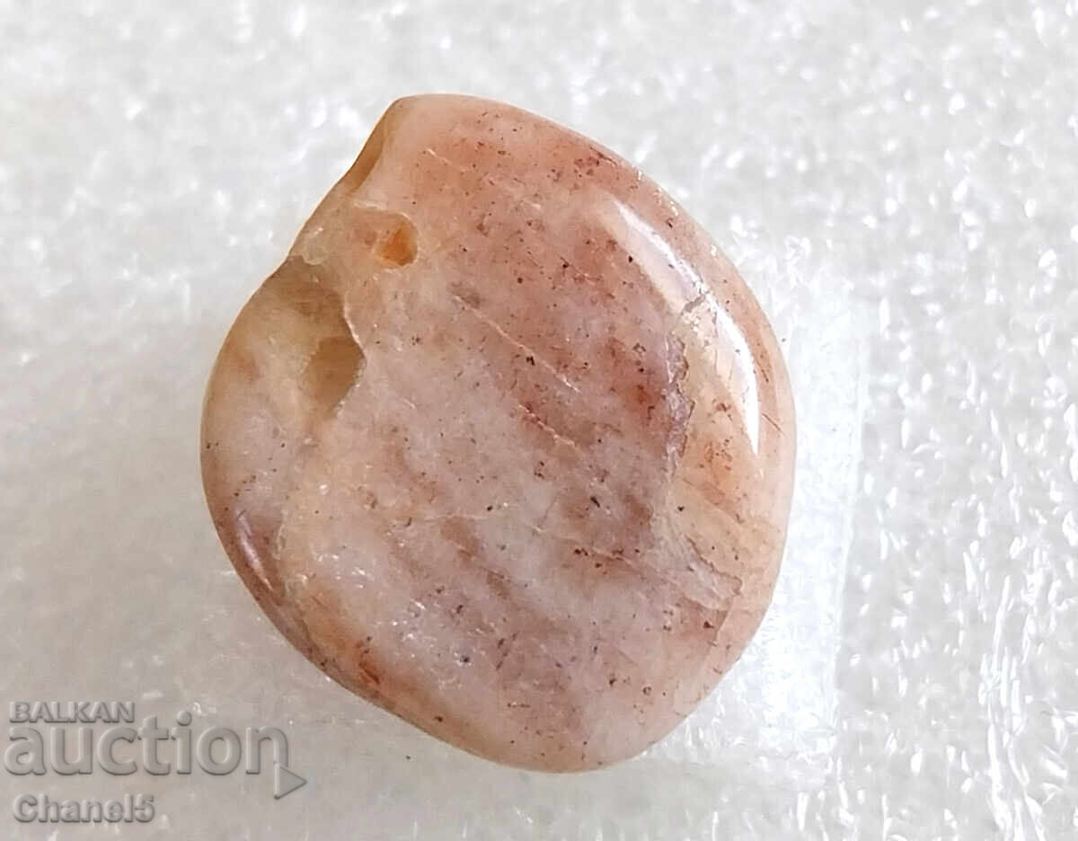 NATURAL PEACH SUNSTONE - 15.10 ct (194) with price 12.00 BGN | € 6.14 NATURAL PEACH SUNSTONE - 15.10 ct (194) with price 12.00 BGN | € 6.14