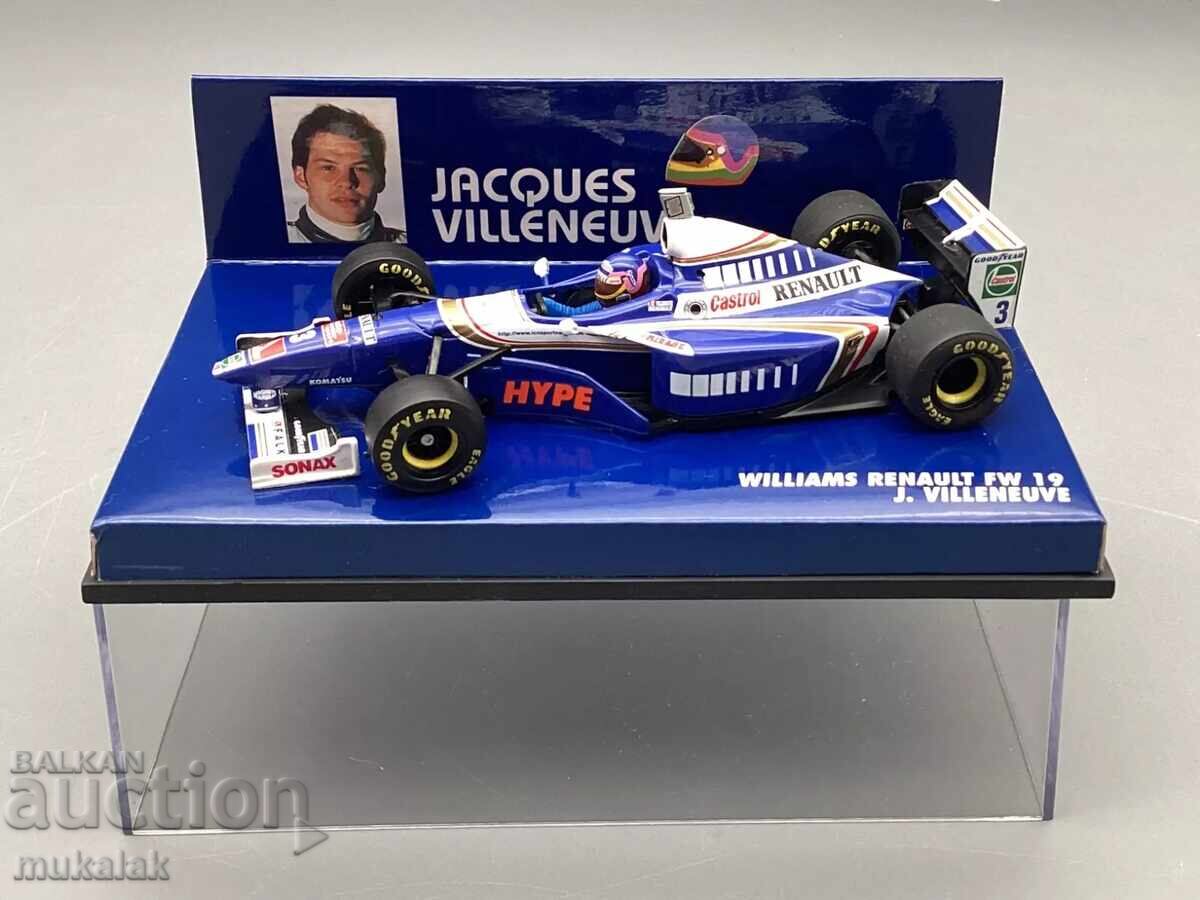 1:43 Minichamps Williams Renault J.Villeneuve FORMULA CAR