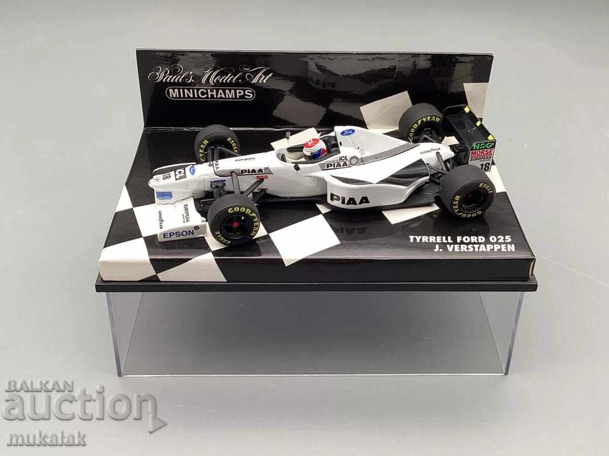 1:43 Minichamps Tyrrell Ford 025 J.Verstappen FORMULA CAR