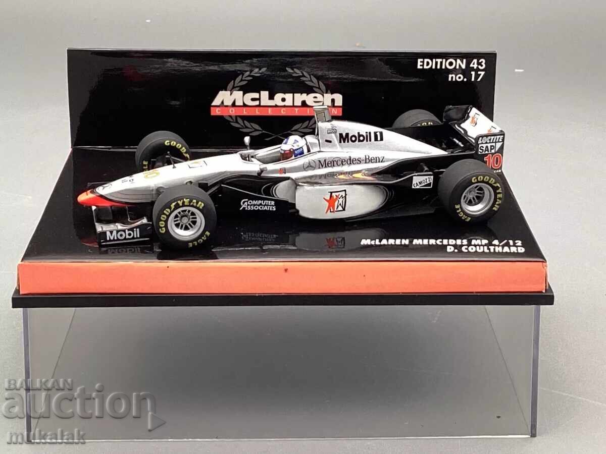 1:43 Minichamps McLaren Mercedes D.Coulthard FORMULA CAR