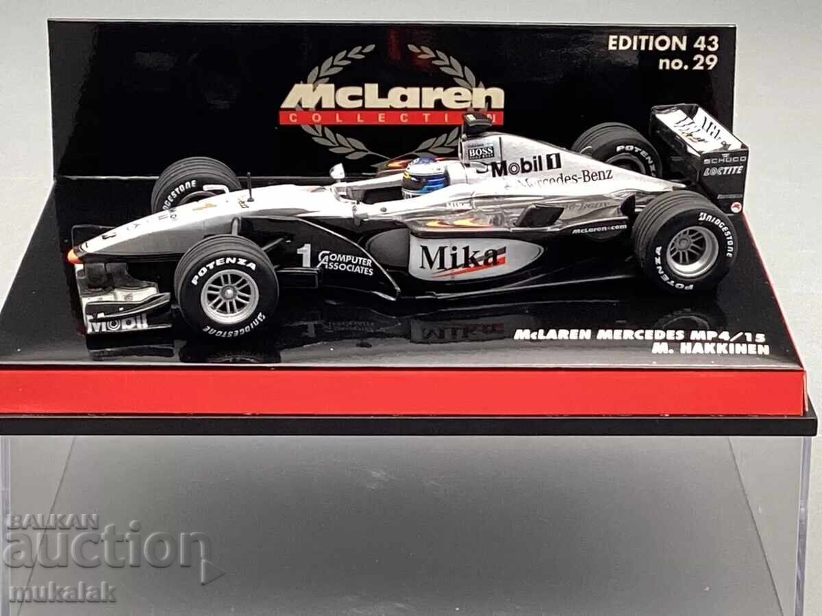 1:43 Minichamps McLaren Mercedes M.Hakkinen FORMULA CAR