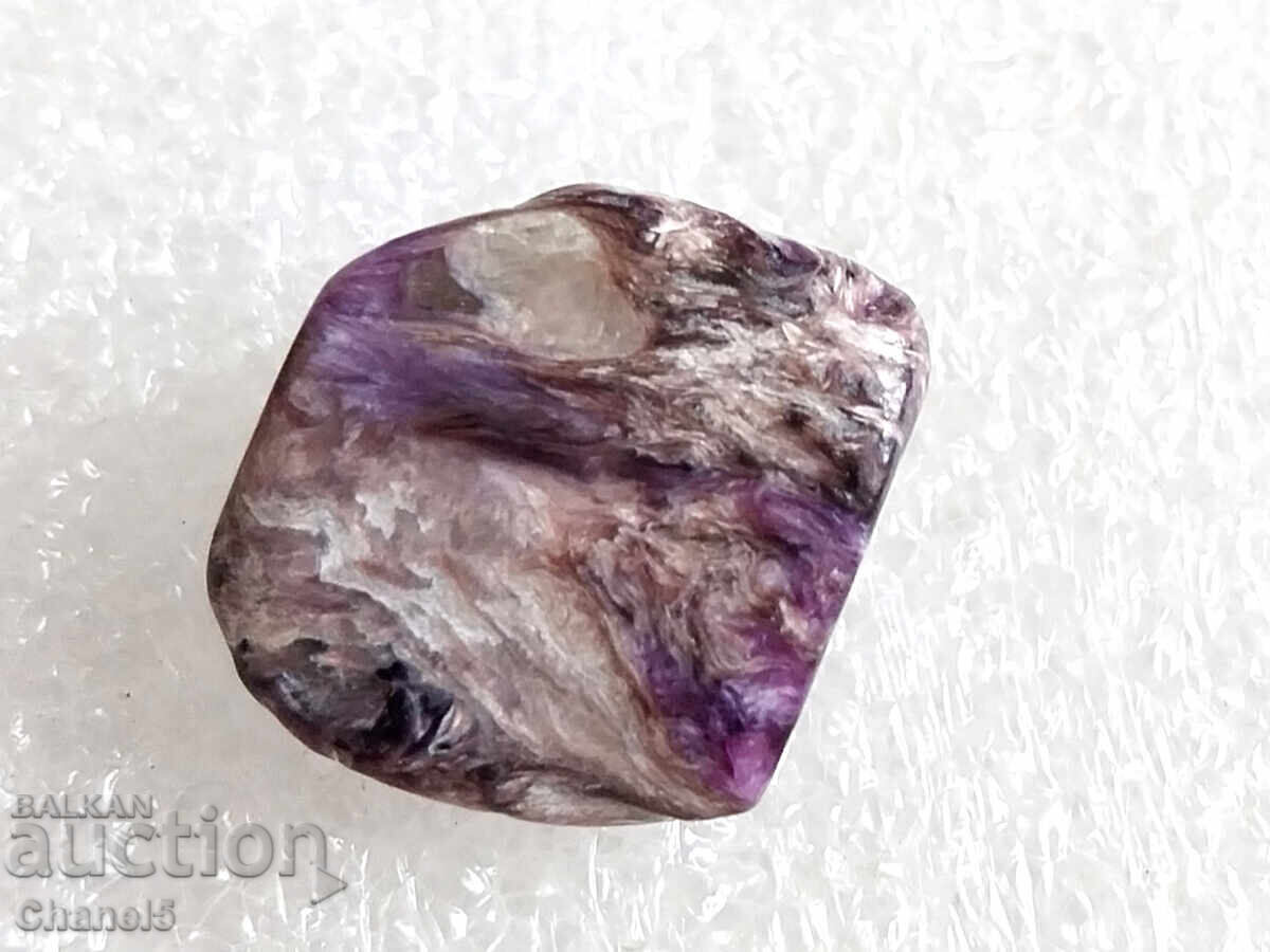 РЕДКИЯТ ЕСТЕСТВЕН ЧАРОИД  С КАНАЗИТ - РУСИЯ - 13.40 кт (198) с цена 12.00 лв. | € 6.14